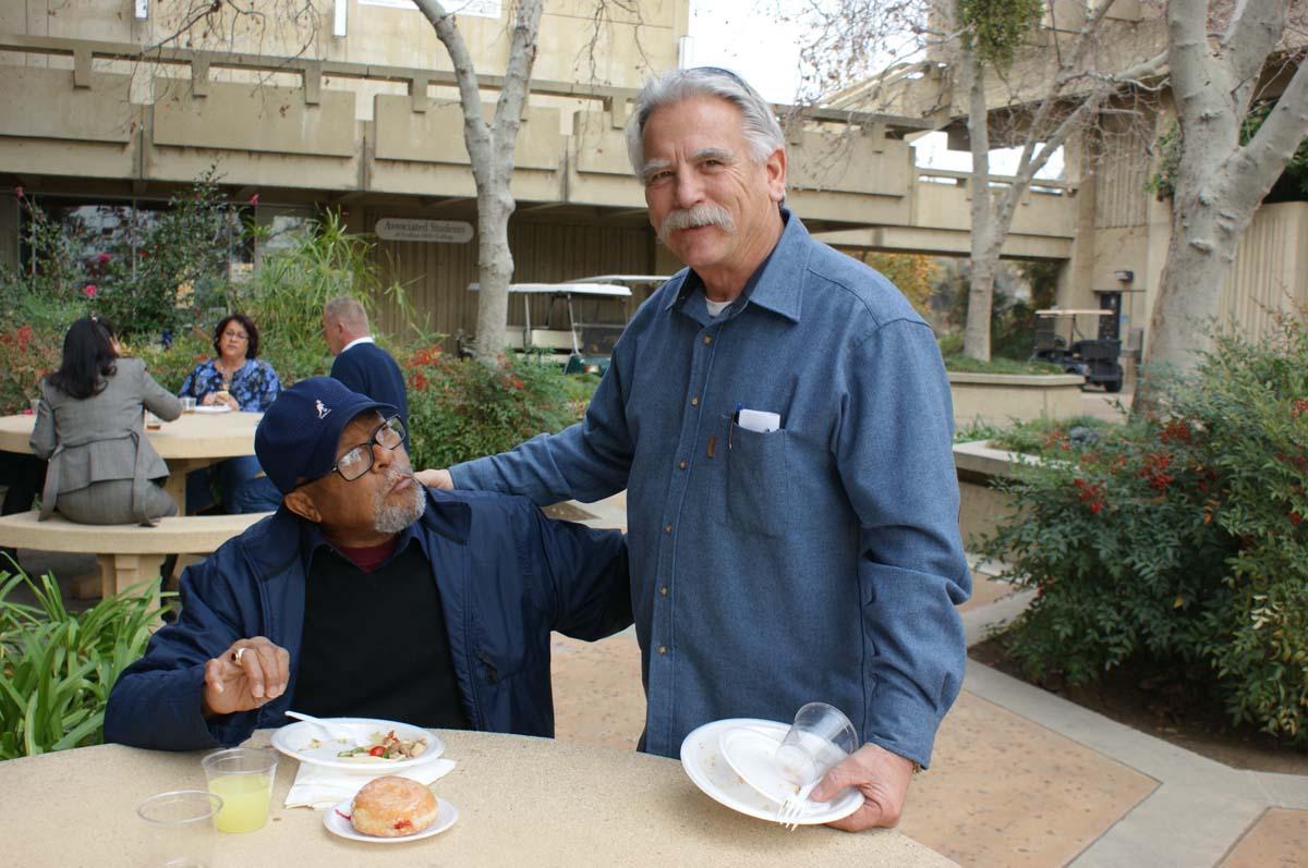 People enjoying In-Service Day
