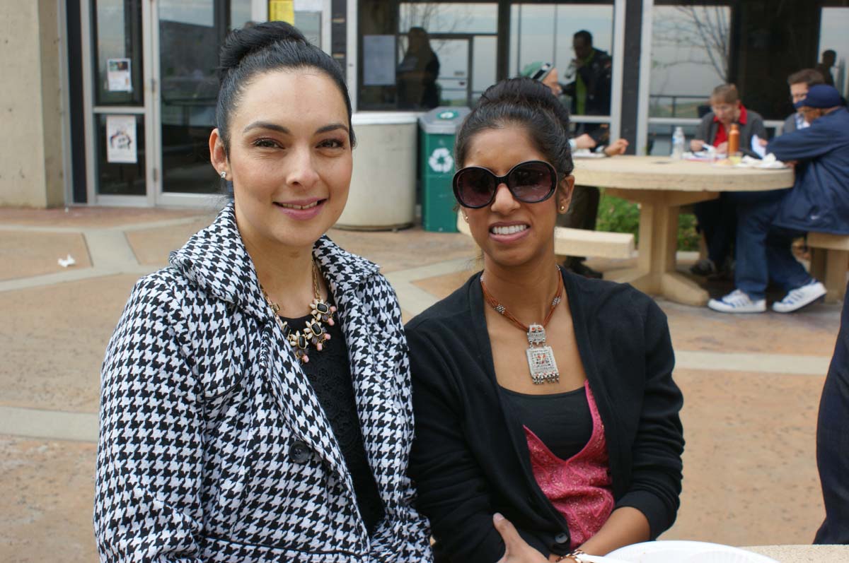 People enjoying In-Service Day