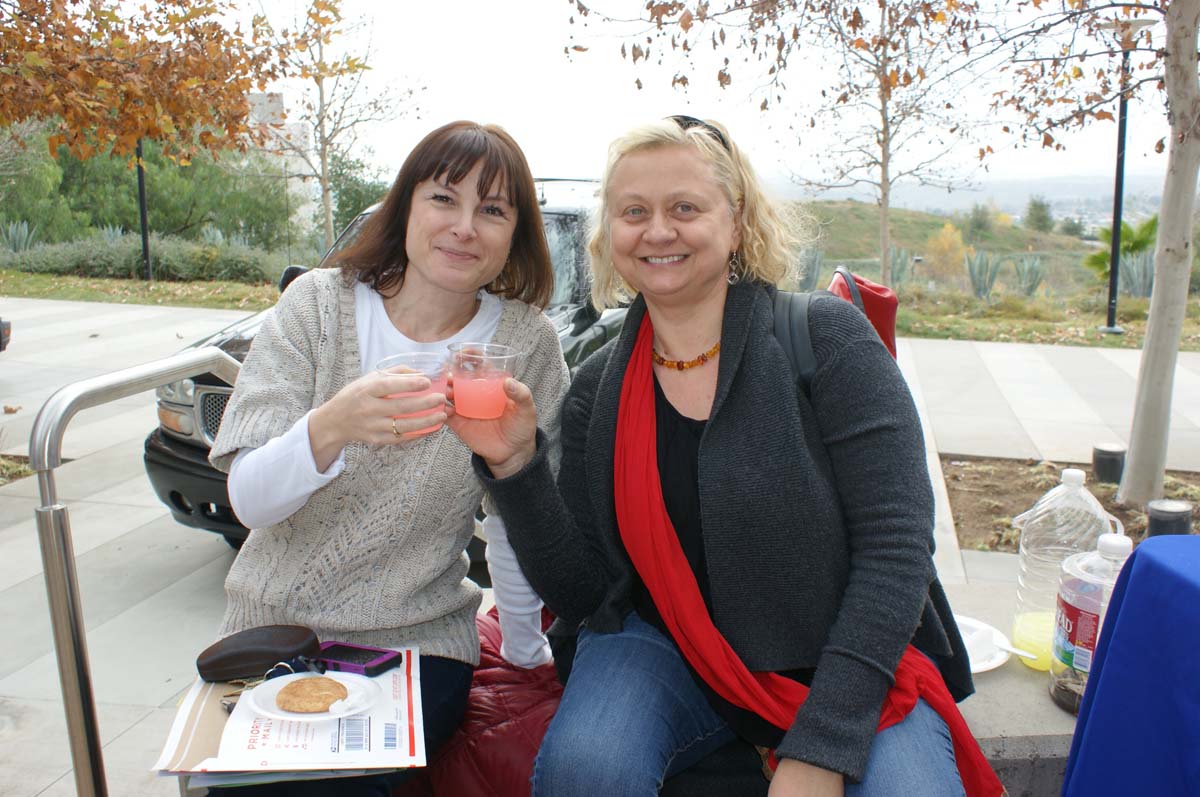 People enjoying In-Service Day