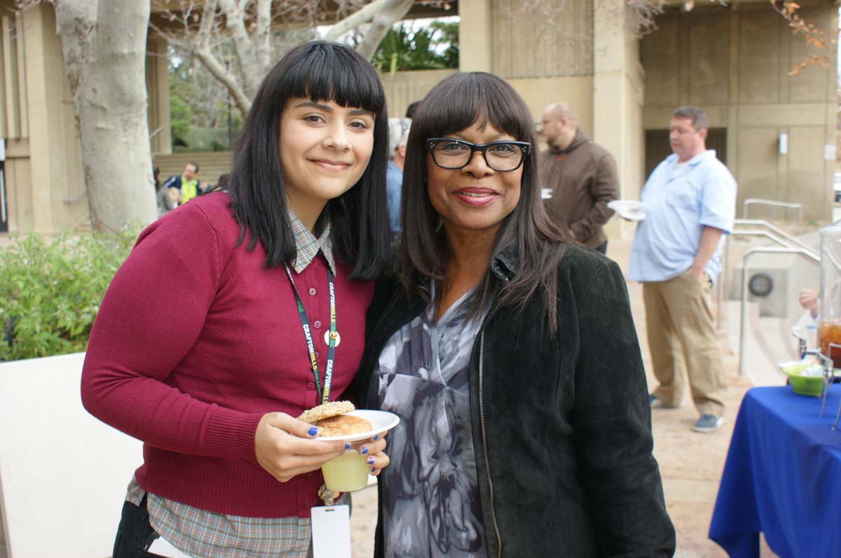 People enjoying In-Service Day