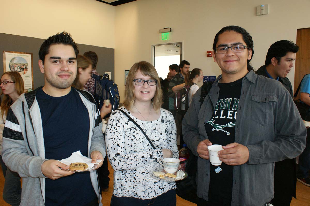 People enjoying Tea With the Deans