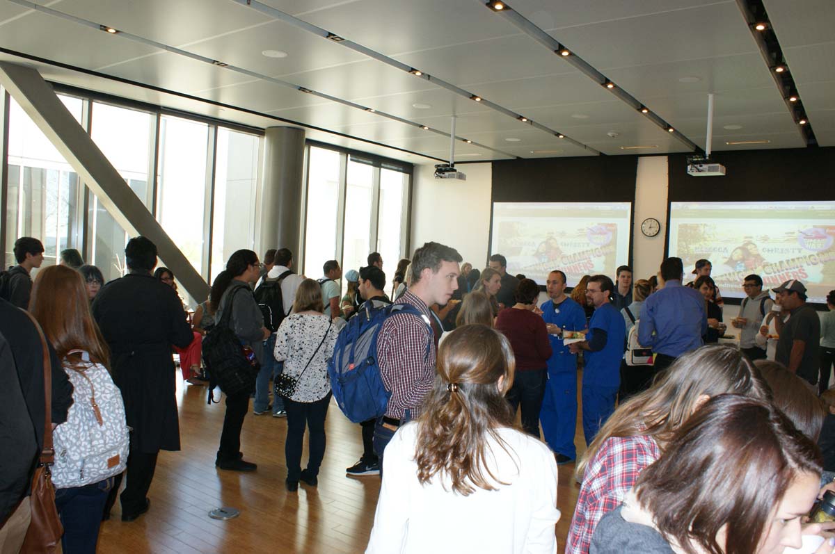 People enjoying Tea With the Deans