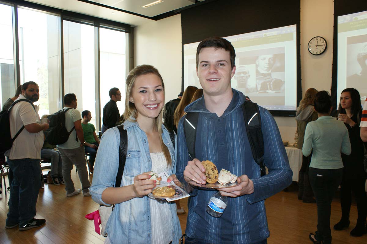 People enjoying Tea With the Deans