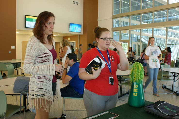 Students enjoying the Roadrunner Rally