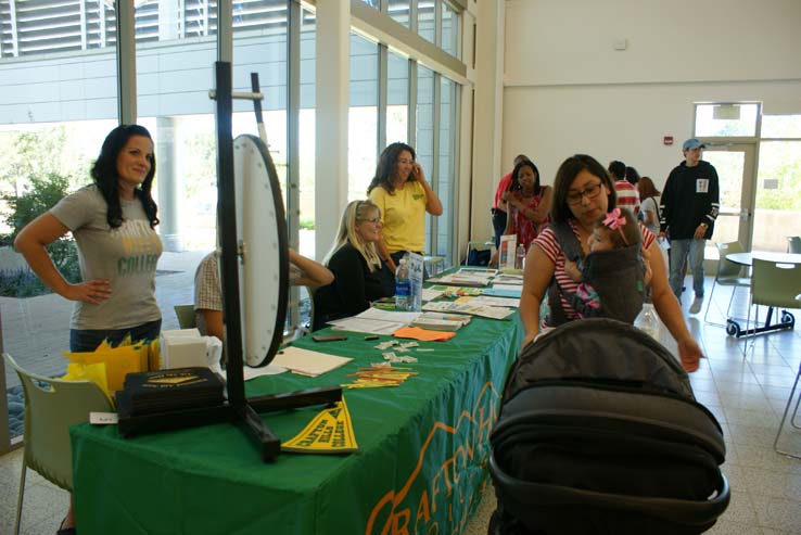 Students enjoying the Roadrunner Rally