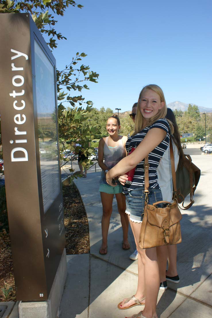 Students enjoying the Roadrunner Rally