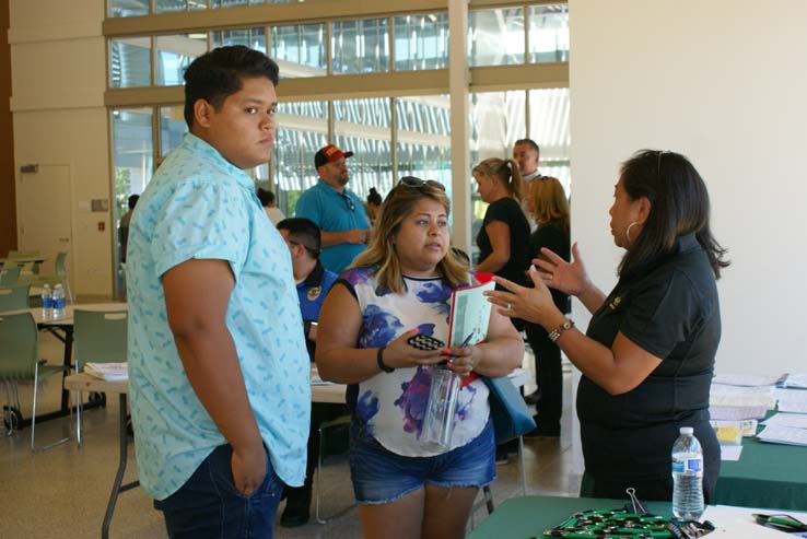 Students enjoying the Roadrunner Rally