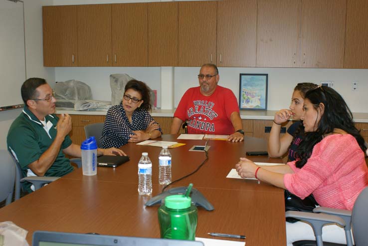Students enjoying the Roadrunner Rally