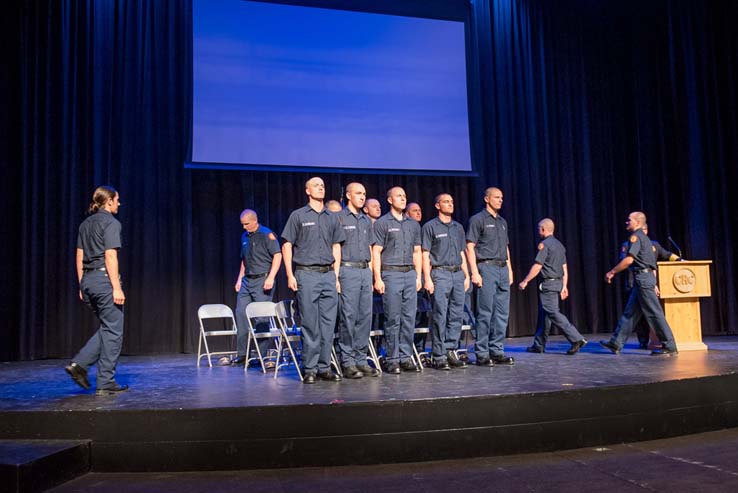 Graduation of Fire Academy Students