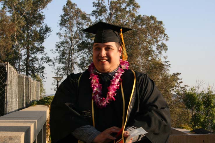 People celebrating commencement 2016