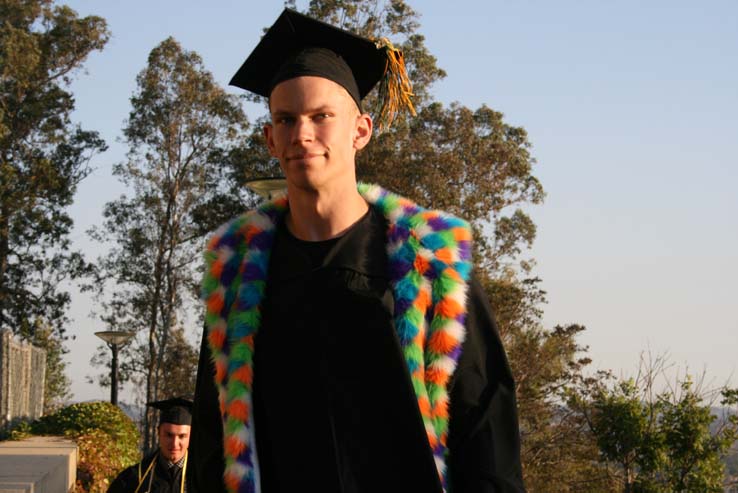 People celebrating commencement 2016