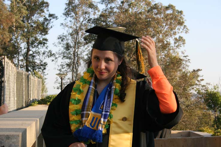 People celebrating commencement 2016