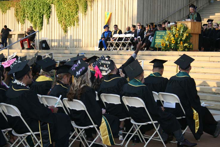 People celebrating commencement 2016