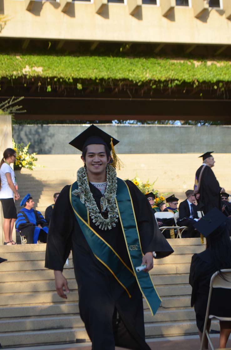 People celebrating commencement 2016