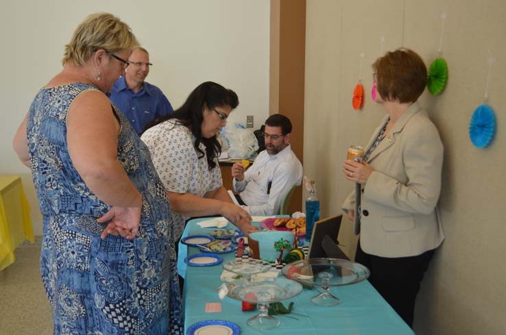 Staff enjoying the Classified Luncheon