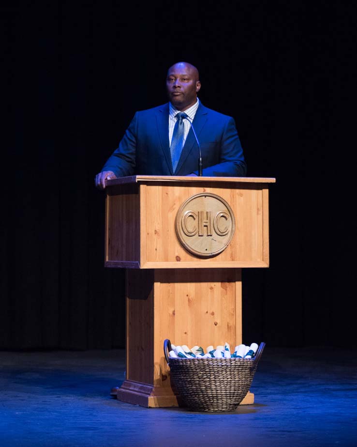 Students at the Paramedic Graduation