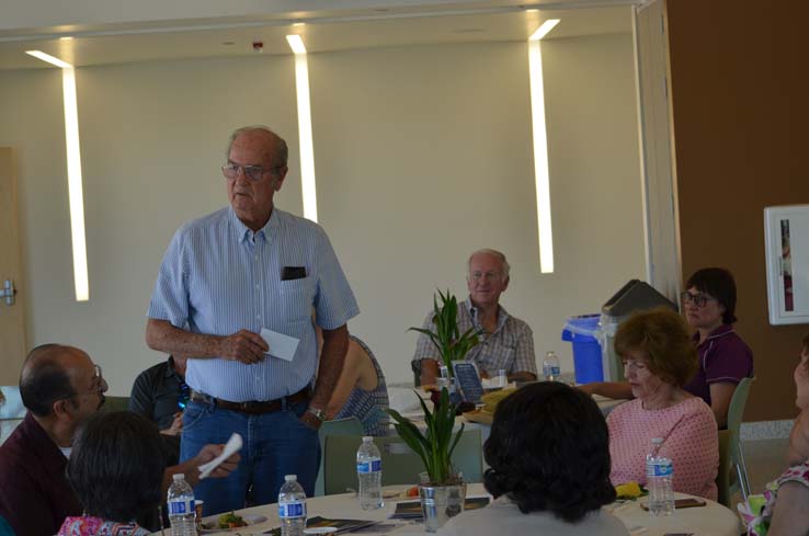 Faculty and staff at the Retiree Brunch