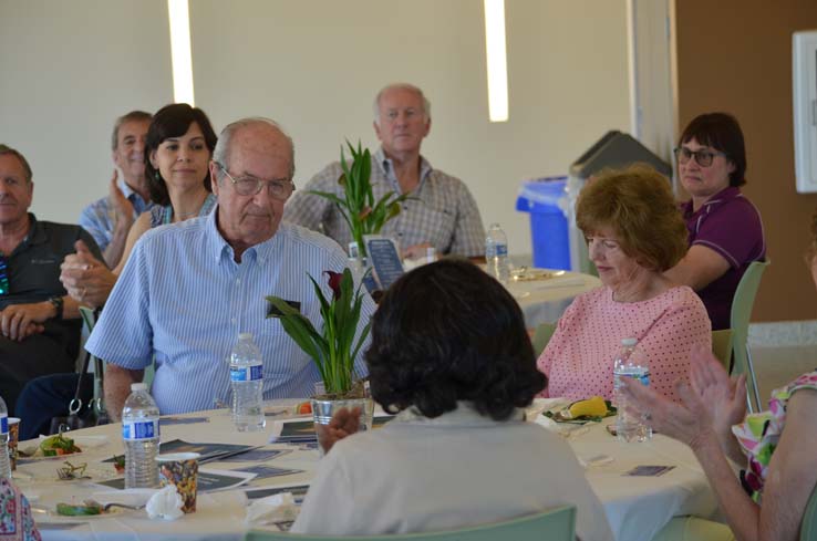 Faculty and staff at the Retiree Brunch
