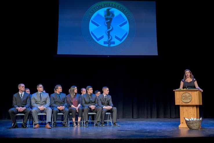 Students at Paramedic Graduation