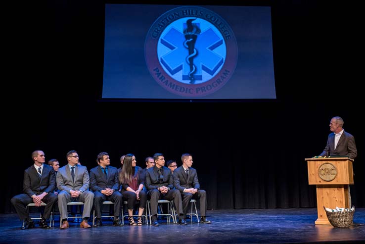 Students at Paramedic Graduation