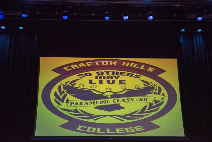 Students at Paramedic Graduation