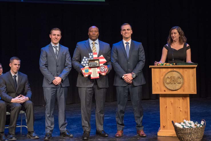 Students at Paramedic Graduation