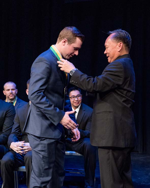 Students at Paramedic Graduation