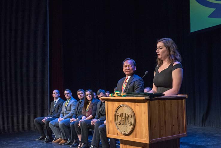 Students at Paramedic Graduation