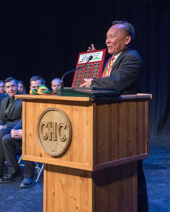 Students at Paramedic Graduation