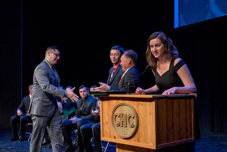 Students at Paramedic Graduation