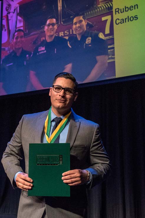 Students at Paramedic Graduation