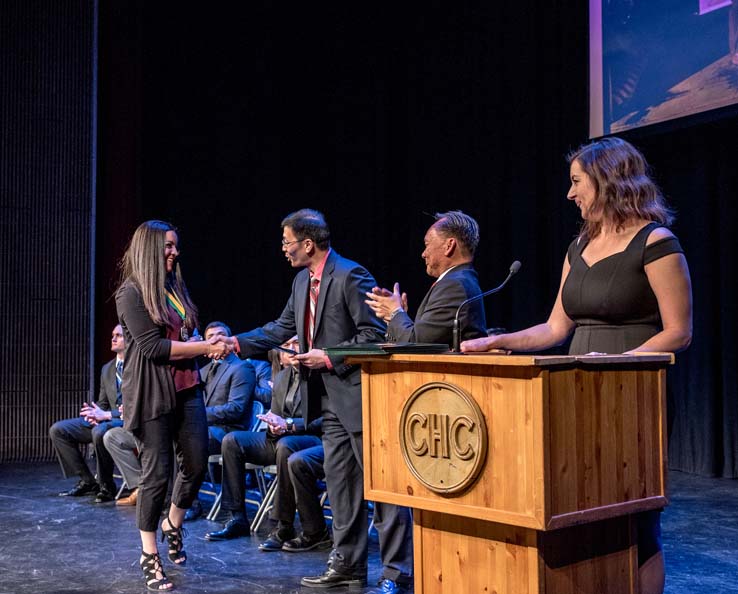 Students at Paramedic Graduation