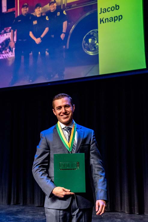 Students at Paramedic Graduation