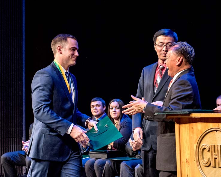 Students at Paramedic Graduation