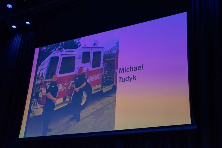 Students at Paramedic Graduation