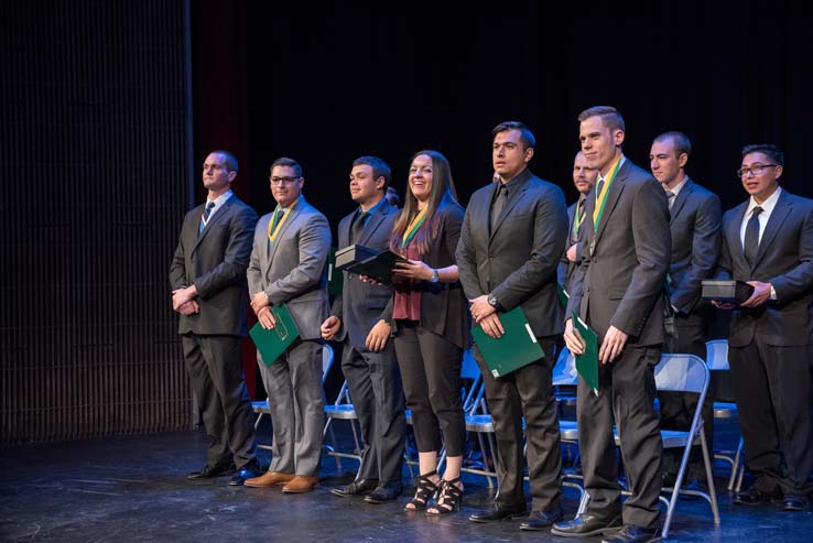 Students at Paramedic Graduation