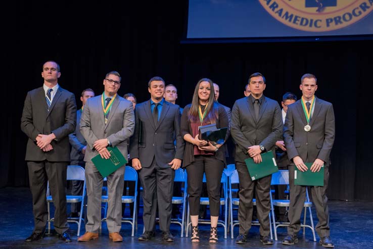 Students at Paramedic Graduation