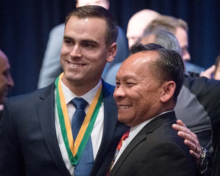 Students at Paramedic Graduation