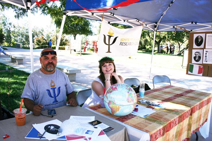 ASL club at Crafton Hills College club rush.