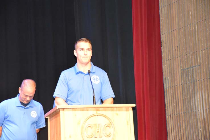 Participants at the EMT Graduation