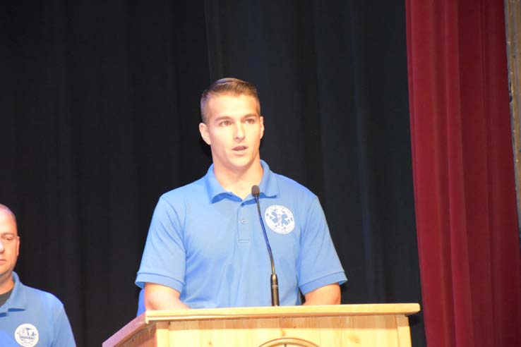 Participants at the EMT Graduation