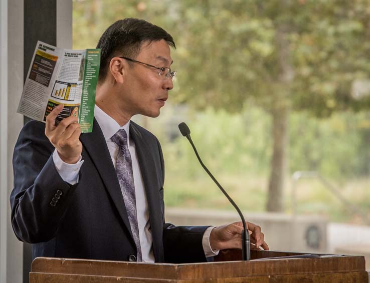 People enjoying the Friends Luncheon