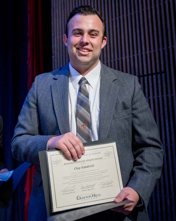 Students at the Respiratory Care Graduation.