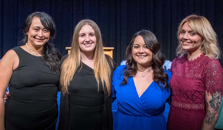 Students at the Respiratory Care Graduation.