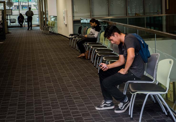 Students at Senior Day