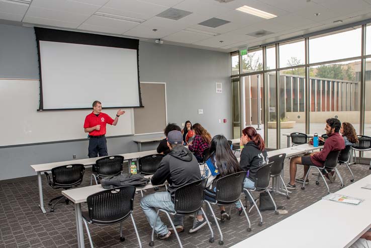 Students at Senior Day