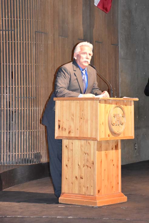 Faculty and students at EMT graduation