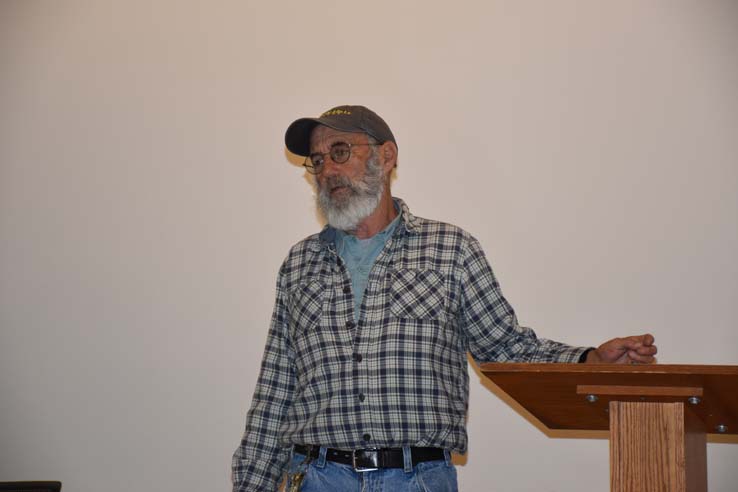 People enjoying the retirement celebration