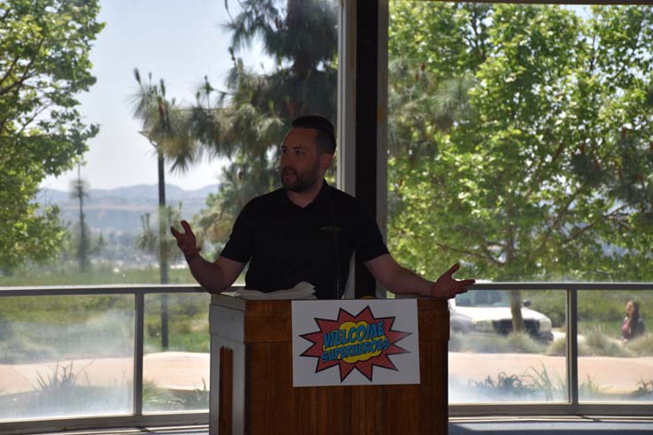 Enjoying the Classified Luncheon