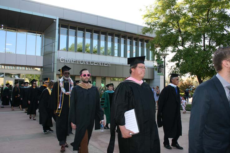 Students at Commencement